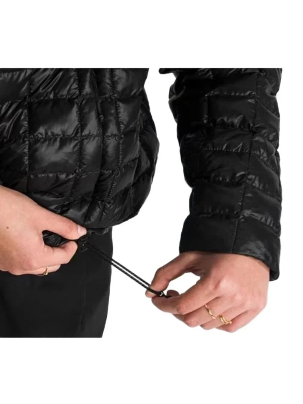 The North Face ThermoBall Jacket Mens 3X Big Tall Summit Black Packable Coat